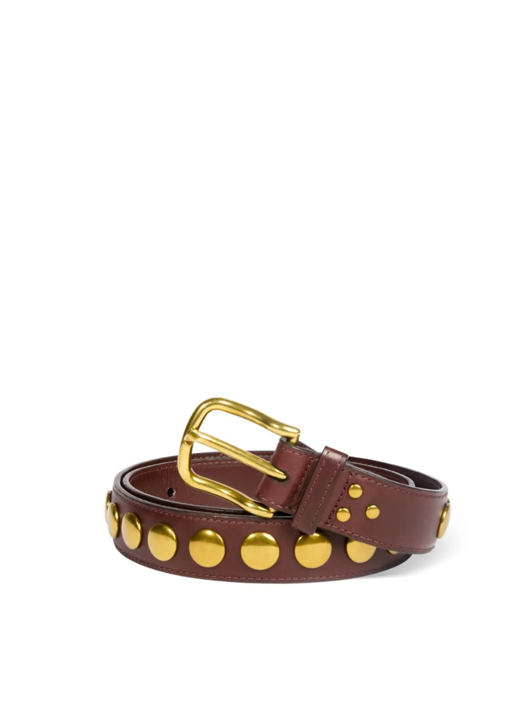 Festival Studded Belt in Kirsch/Brass