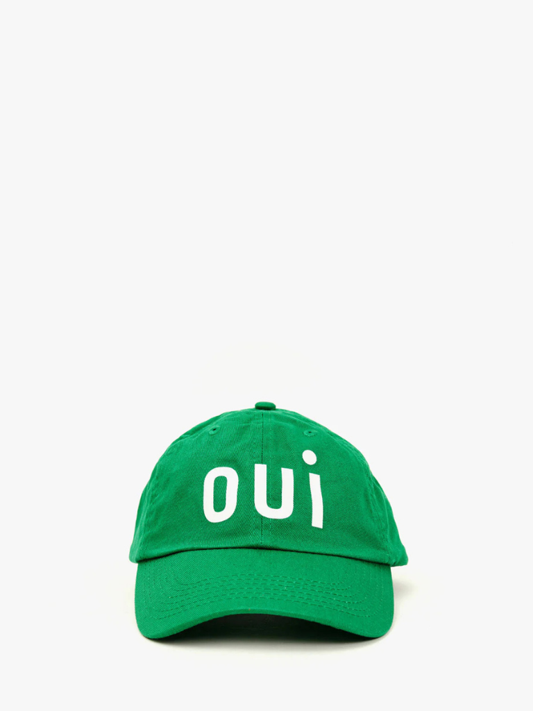 Oui Baseball Hat in Green
