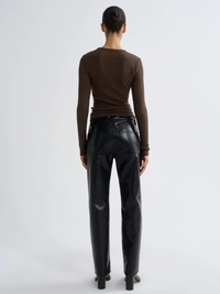 Lana Recycled Leather Pant in Detox