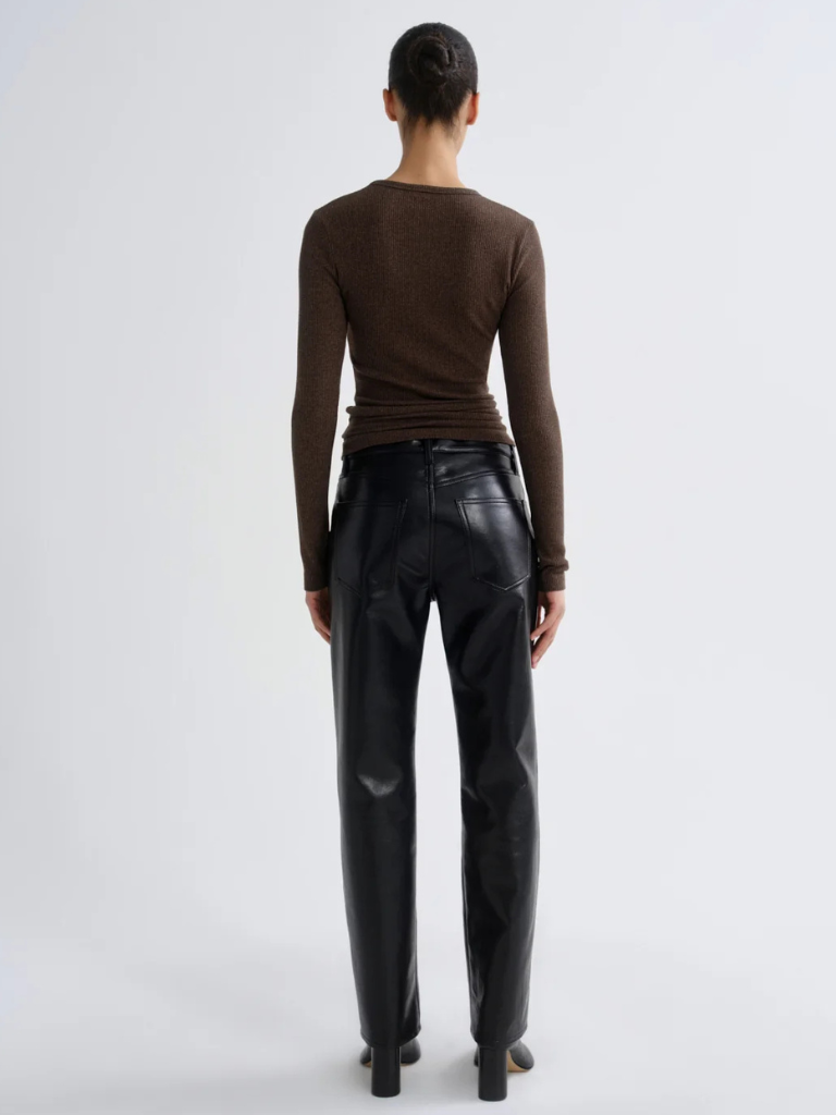 Lana Recycled Leather Pant in Detox