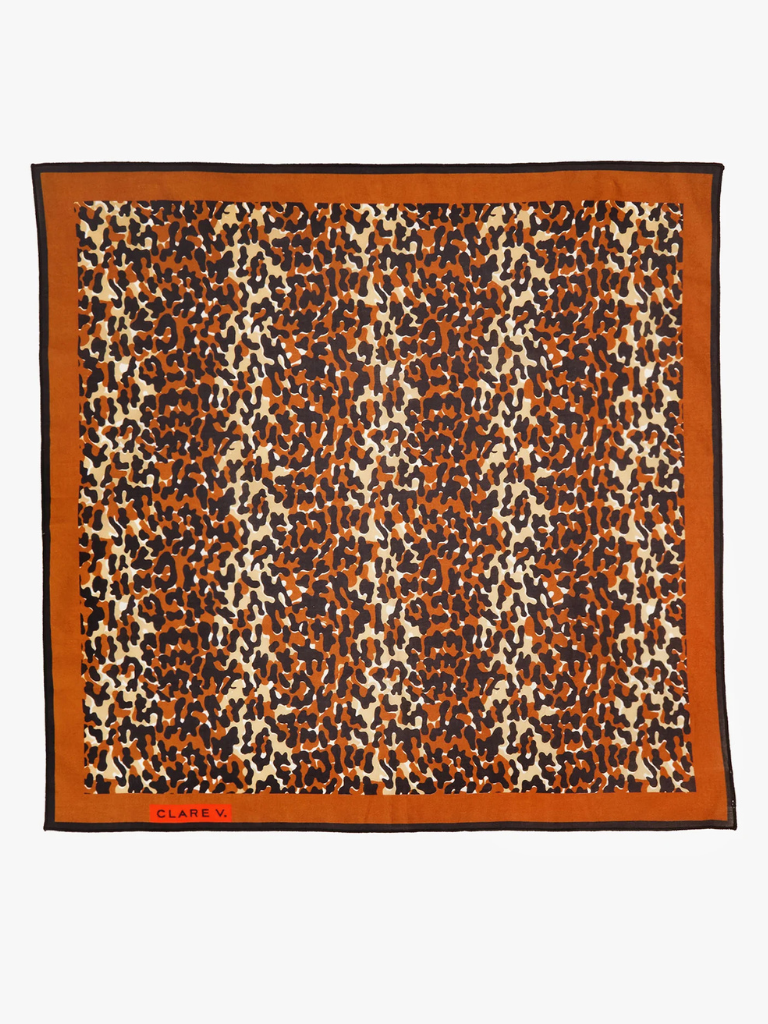 Bandana in Caramel Multi Double Jaguar