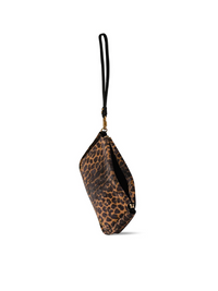 Clap M Clutch in Leopard Suede