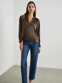 Wynna Blouse in Dark Moss