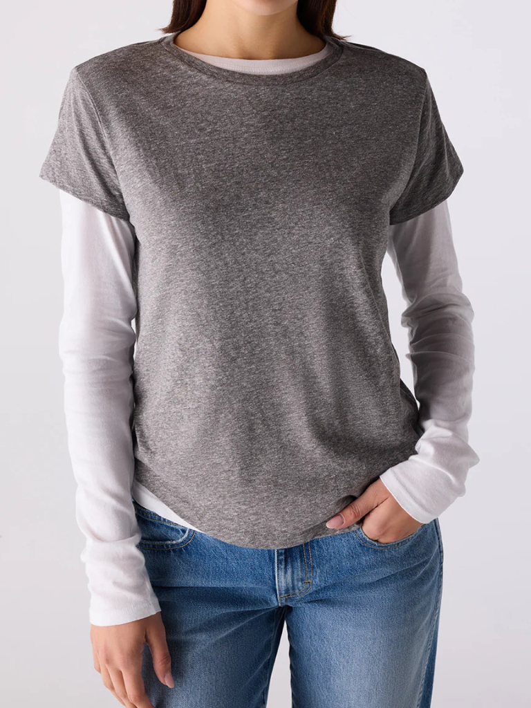 Forever Tee in Heather Grey