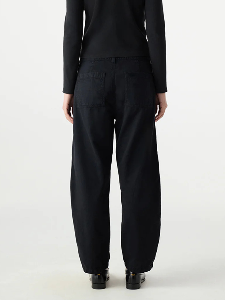 Elaine Drawstring Pant in Vintage Black