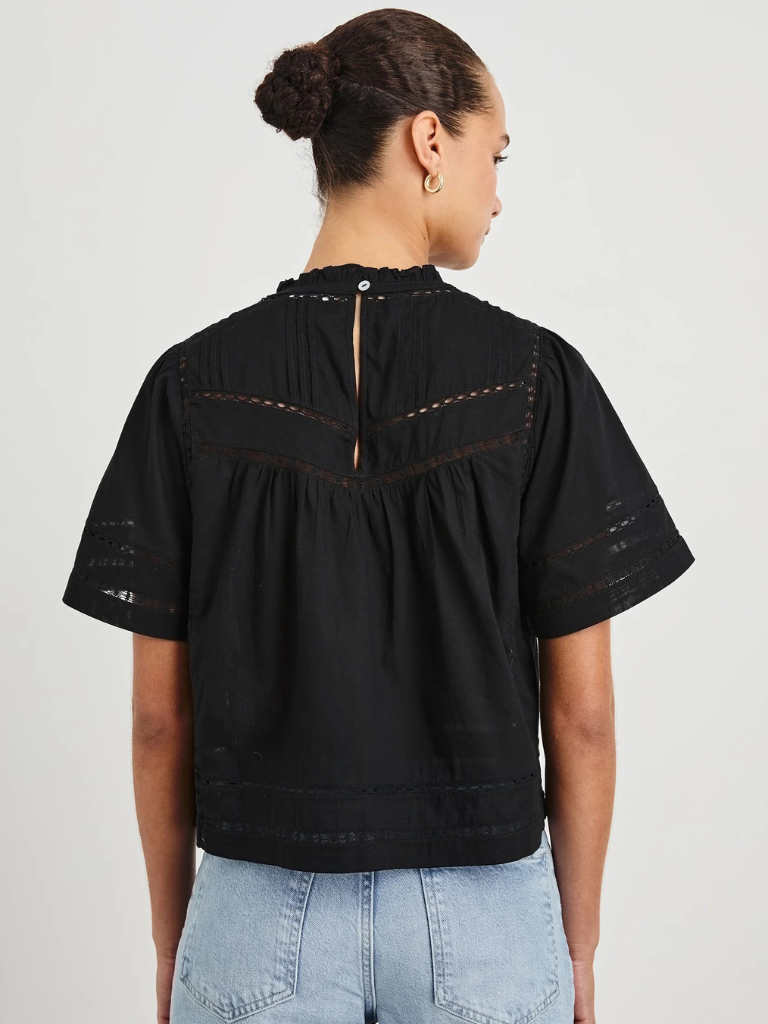 Daisy Top in Black