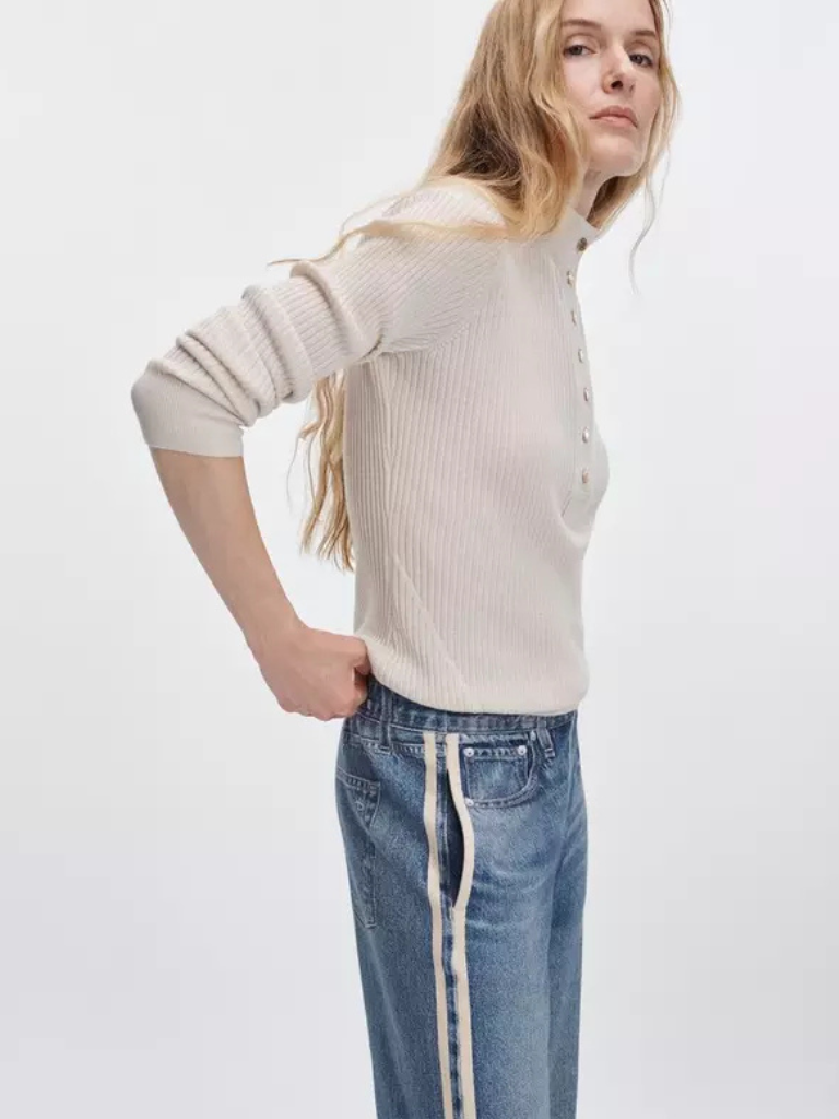 Miramar Terry Wide-Leg Track Pants in Sutton