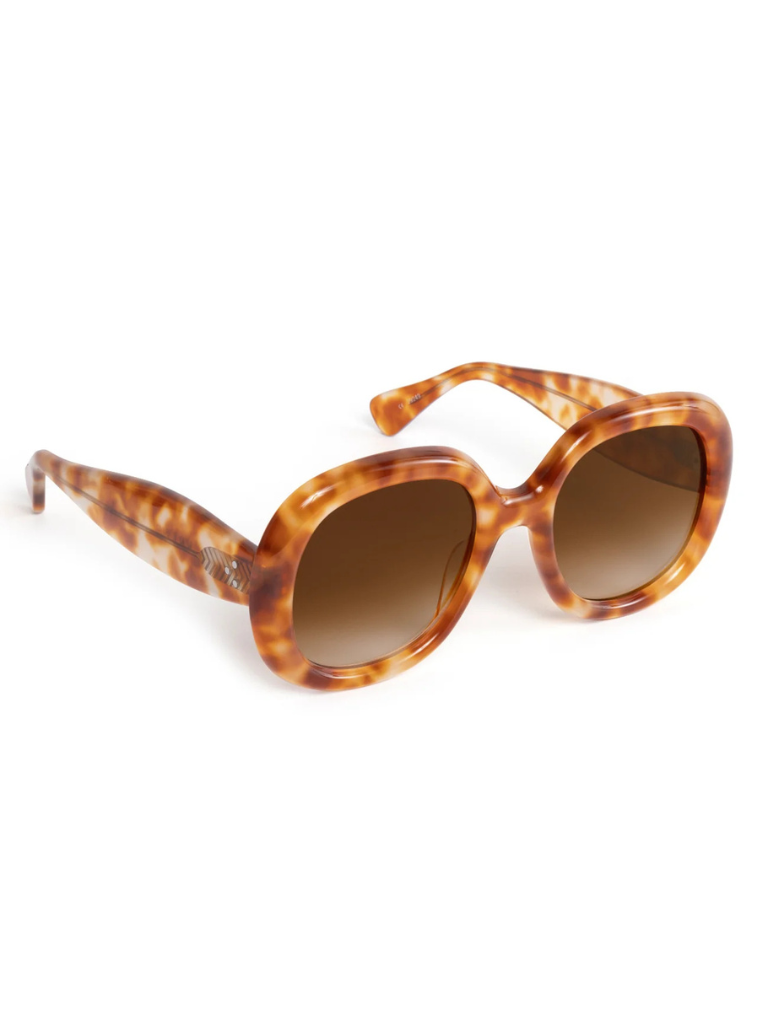 Chloe Sunglasses in Blonde Amaro