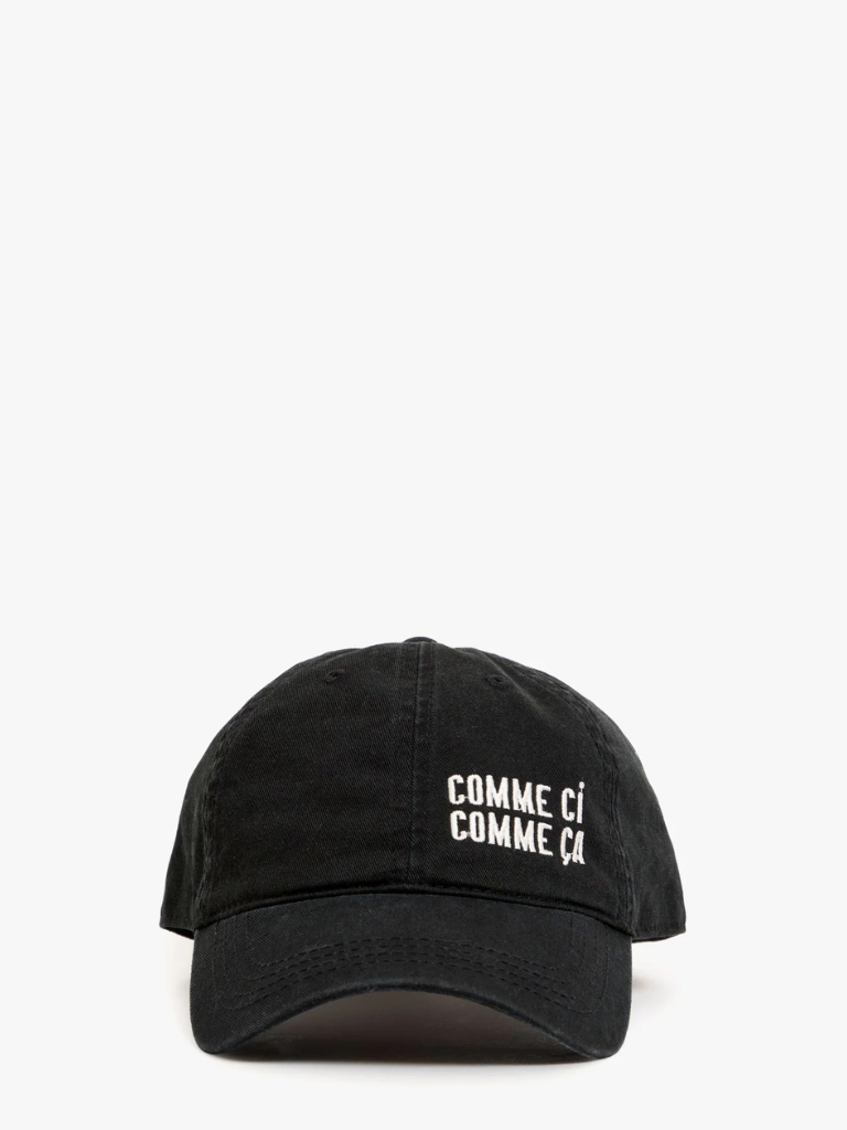 Comme Ci Comme Ça Hat in Black/Cream