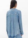Miramar Long-Sleeve Lounge Shirt in Zoe