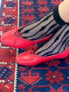 Sheer Bubbles Socks in Black