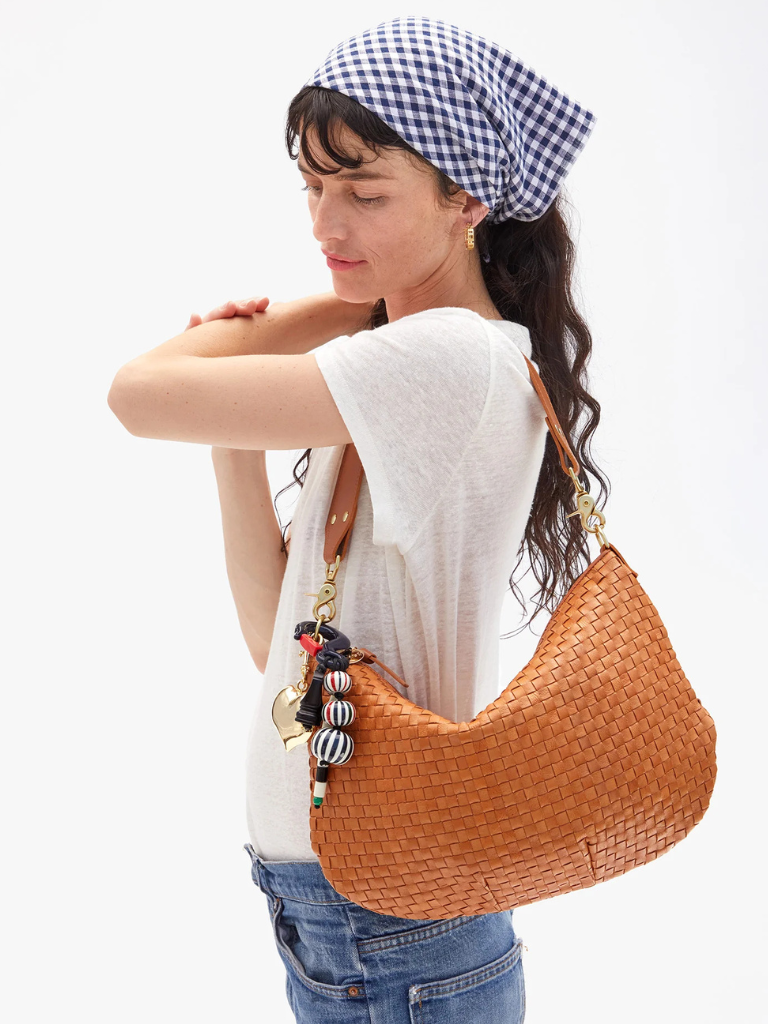 Beaded Stripe Tassel in Multi