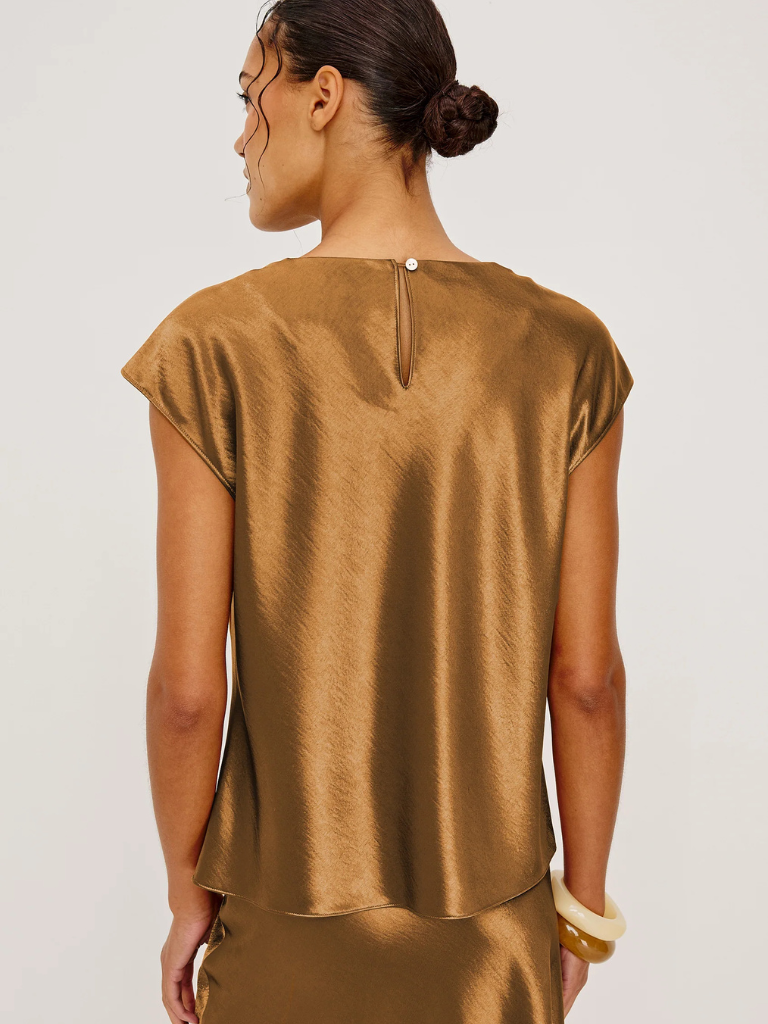 Loretta Sleeveless Top in Ginger