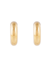 Bold Gold Midi Hoops in Gold