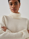 Estelle Turtleneck Sweater in Ivory