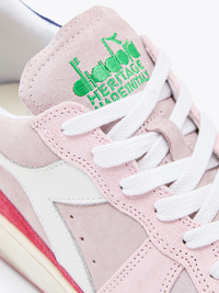 MI Basket Low Lampone Italia Heritage Shoe in Sweet Pink