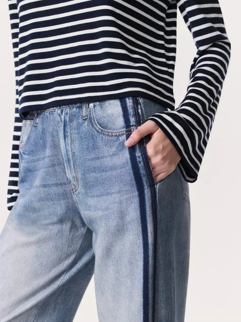 Miramar Terry Wide-Leg Track Pants in Coney