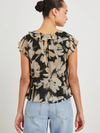 Carmine Top in Charcoal Lily