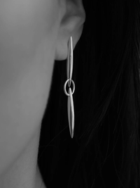 Quilla Earrings in Silver