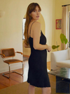 Sofia Slip Dress in Black