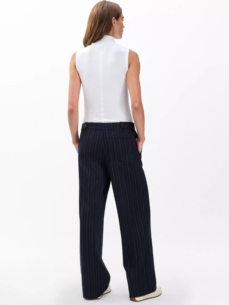 Irina Tailored Pants in Navy Multi