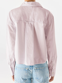 Ruth Crop Shirt in Wisteria
