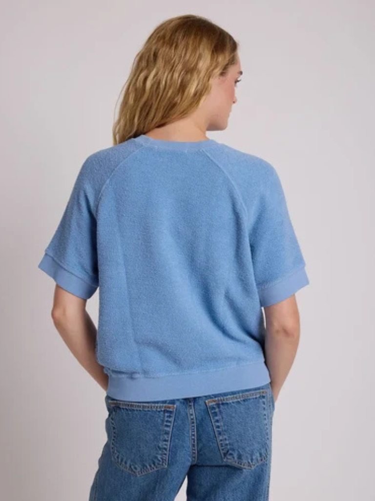 Ziggy Short Sleeve Crew in Carolina Blue