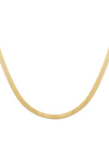 Herringbone Mother Necklace in 10k Gold