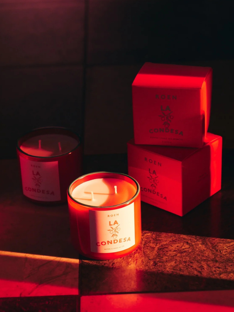 Hand Poured Candle in La Condesa