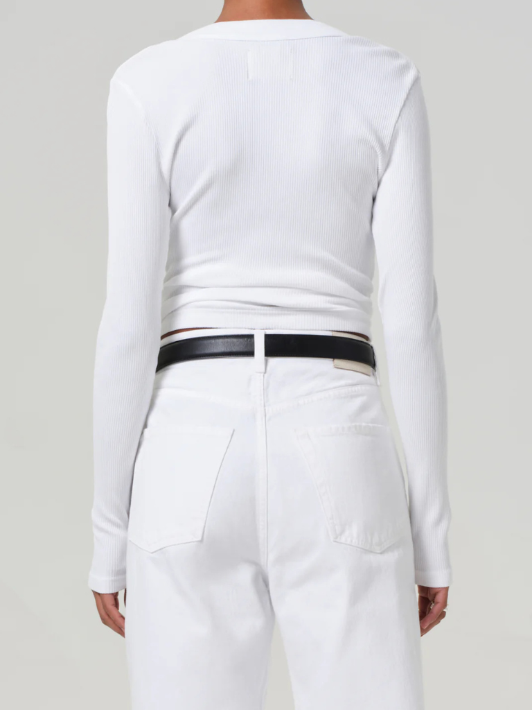 Varra Henley in White
