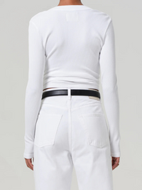 Varra Henley in White