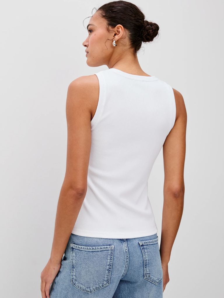 Bobbie Tank in White