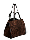 Leon Tote in Leopard Suede