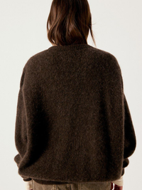 Vitow O/S Sweater in Cafe