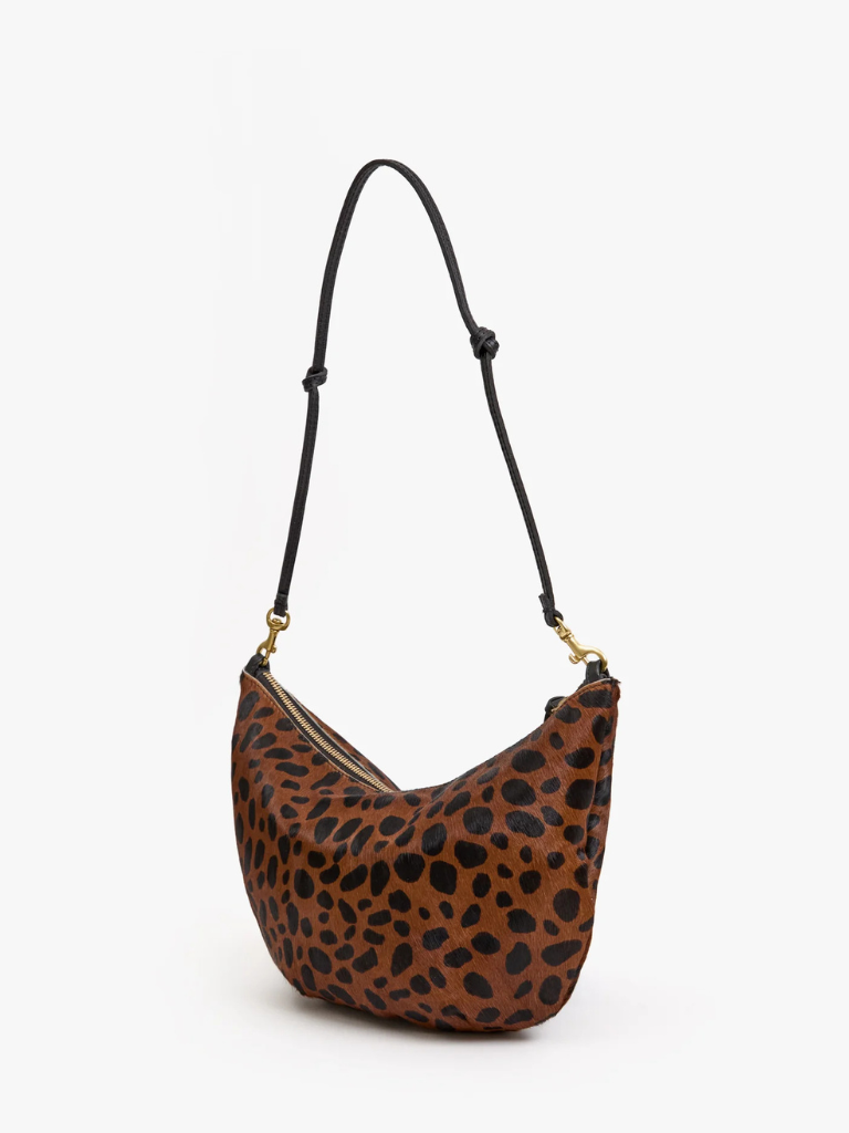 Lune Bag in Tan Leopard