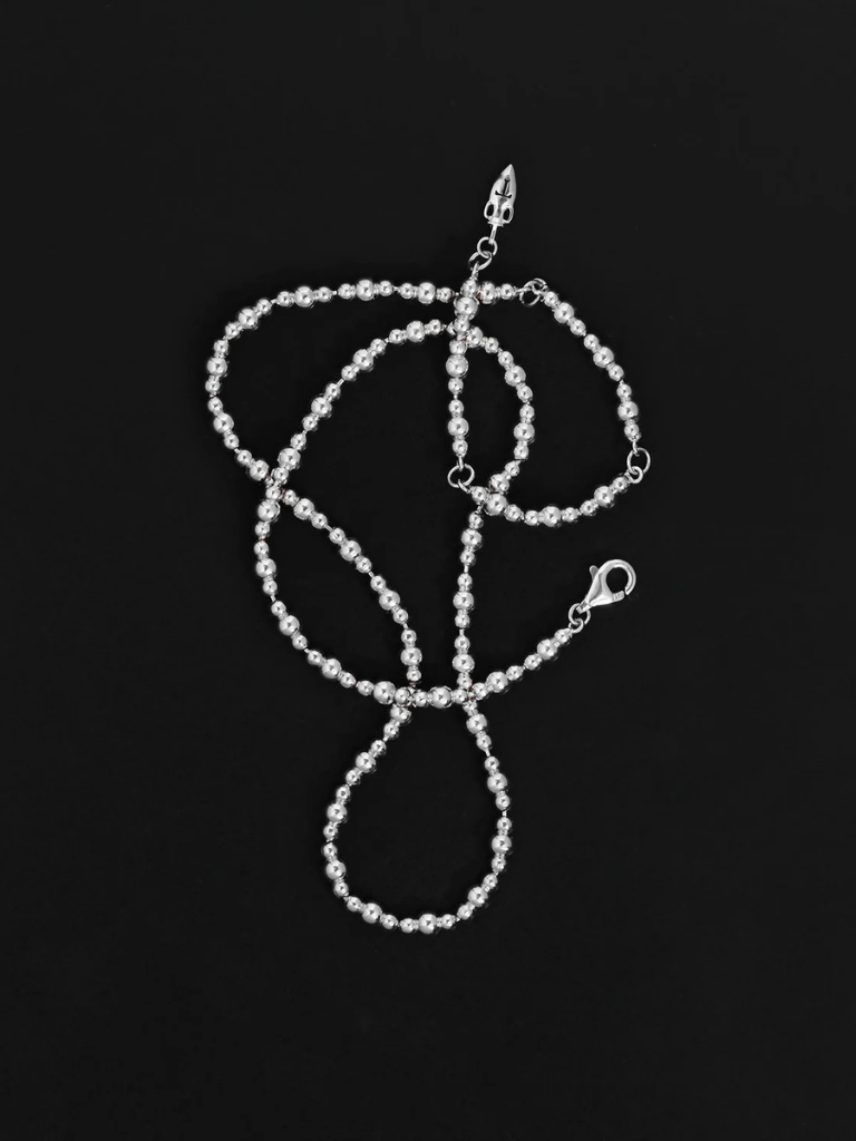 Cleo Choker Necklace in Silver