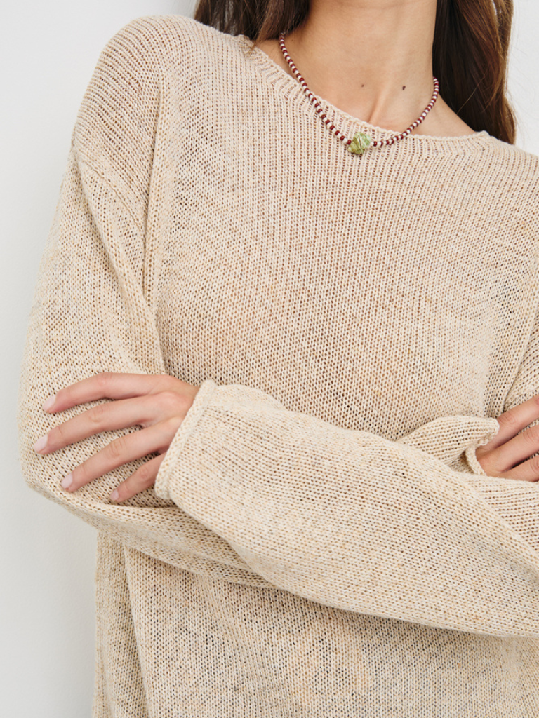 Evangeline Sweater in Natural