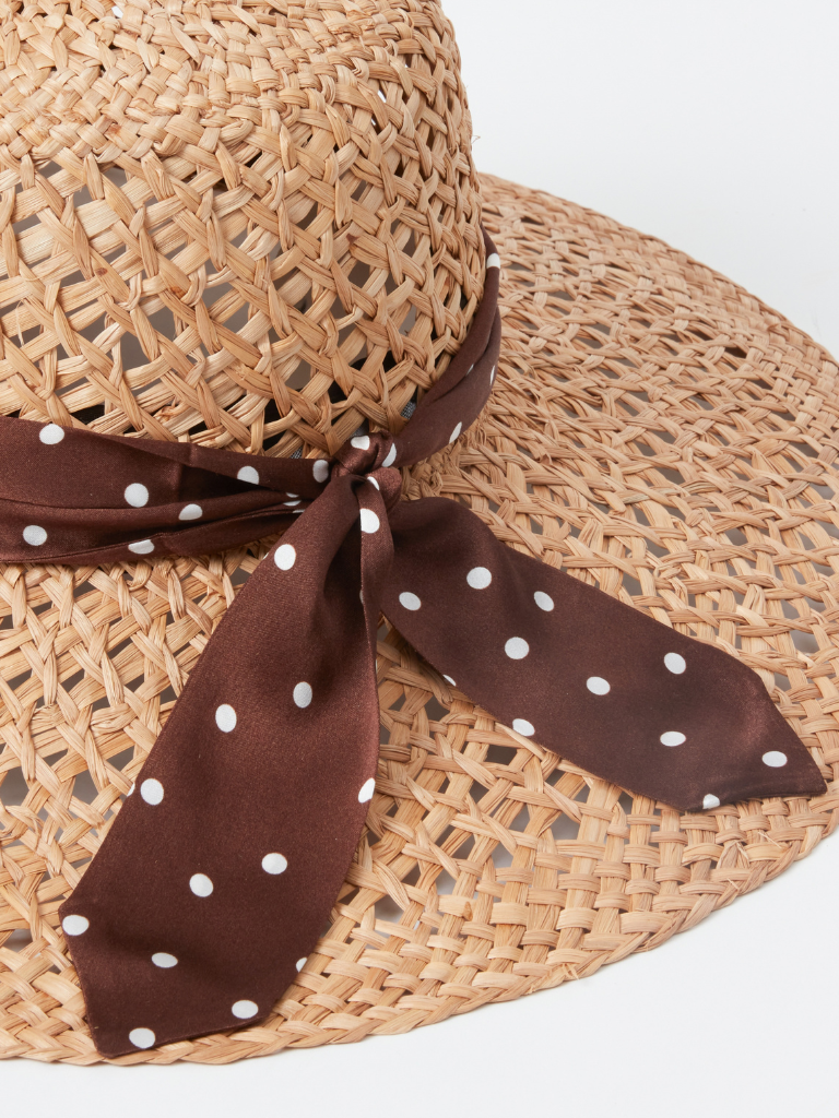 Garden Straw Hat in Natural/Brown