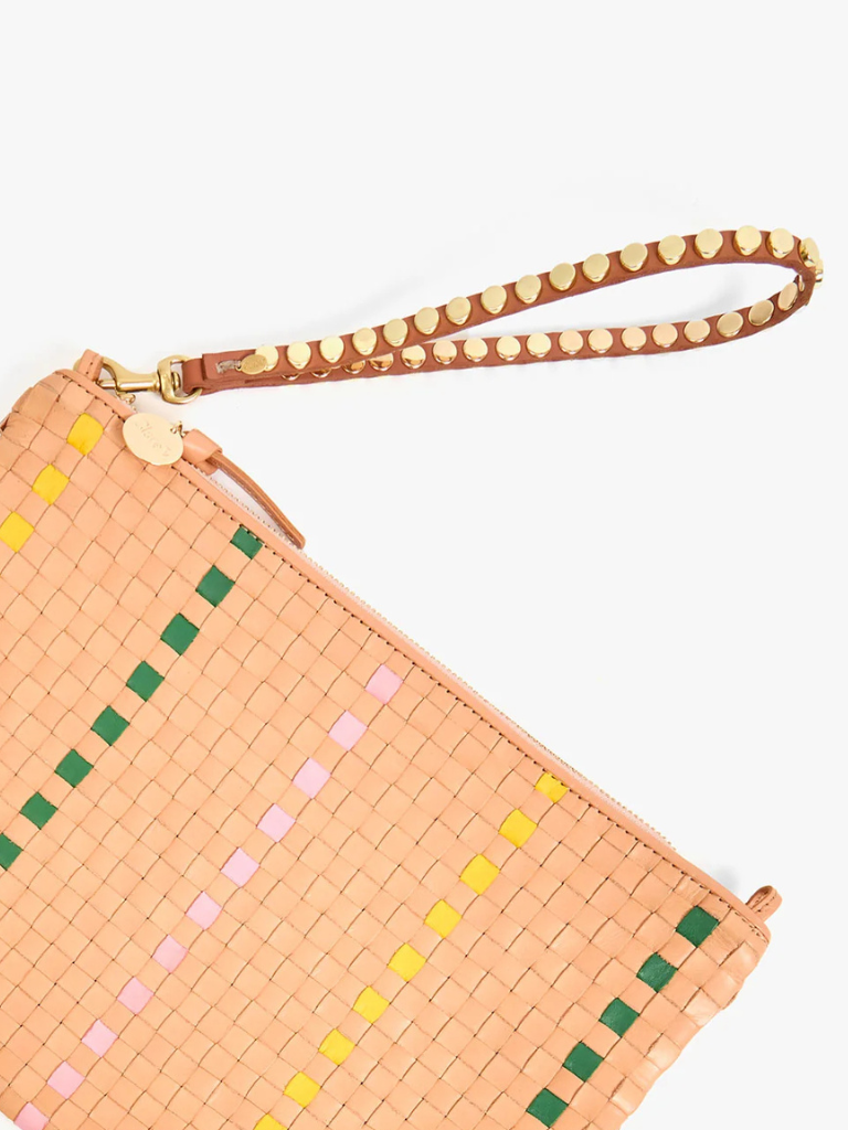 Wristlet Strap in Cuoio w/ Studs