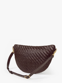 Grande Fanny Pack in Chocolate Woven Zig-Zag