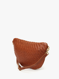 Grande Fanny Pack in Hazelnut Woven Zig-Zag