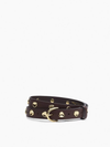 Brynn Studded Belt in Dark Espresso