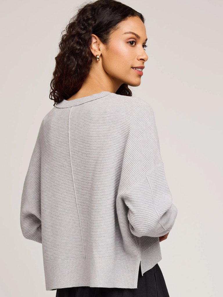 Axel Crewneck Sweater in Heather Ash