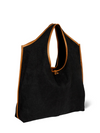 Paco Soft Tote in Black Linen