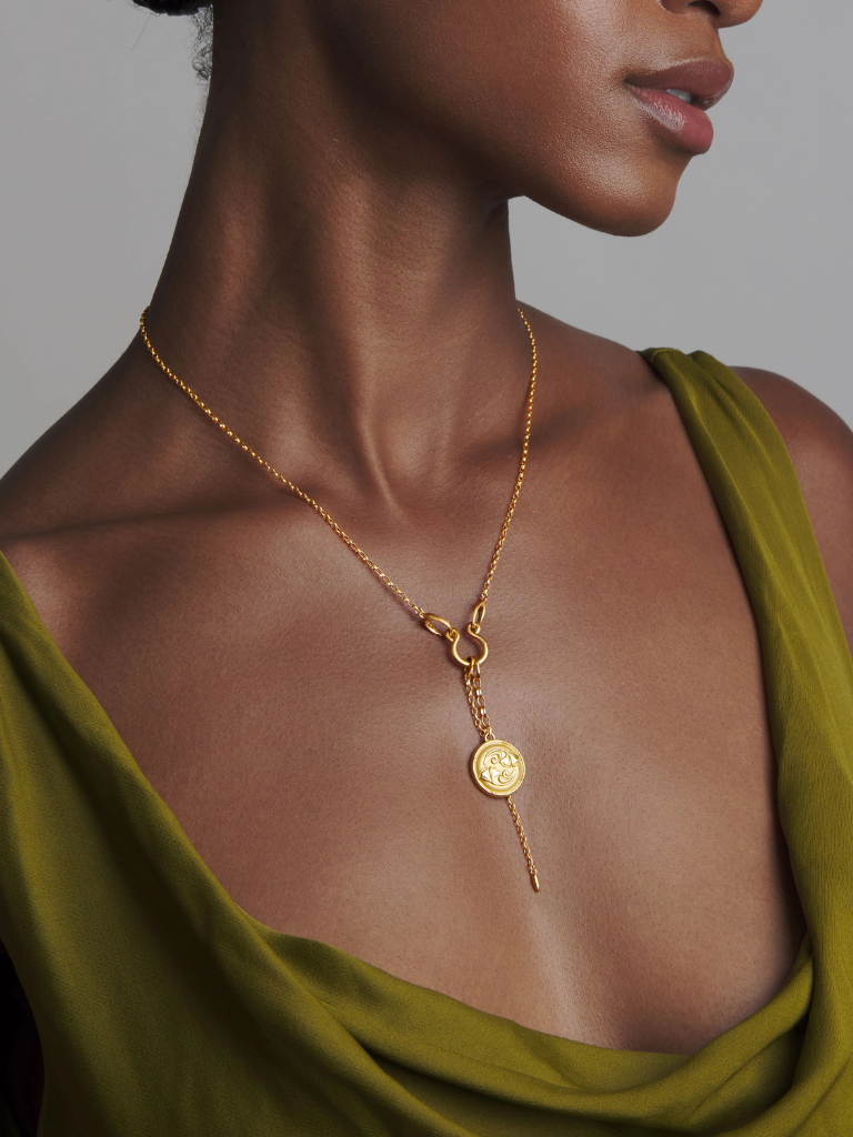 Sacred Shadow Charm in Gold