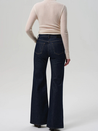 Kimberly Flare With Horsebit in Helia