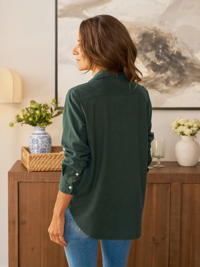 Eileen Button Up Shirt in Green (GRSH)