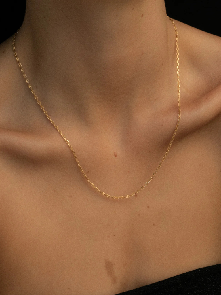 Mariner Chain Necklace 2.2mm in Gold