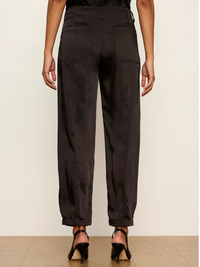 Sphere Satin Pant in Black