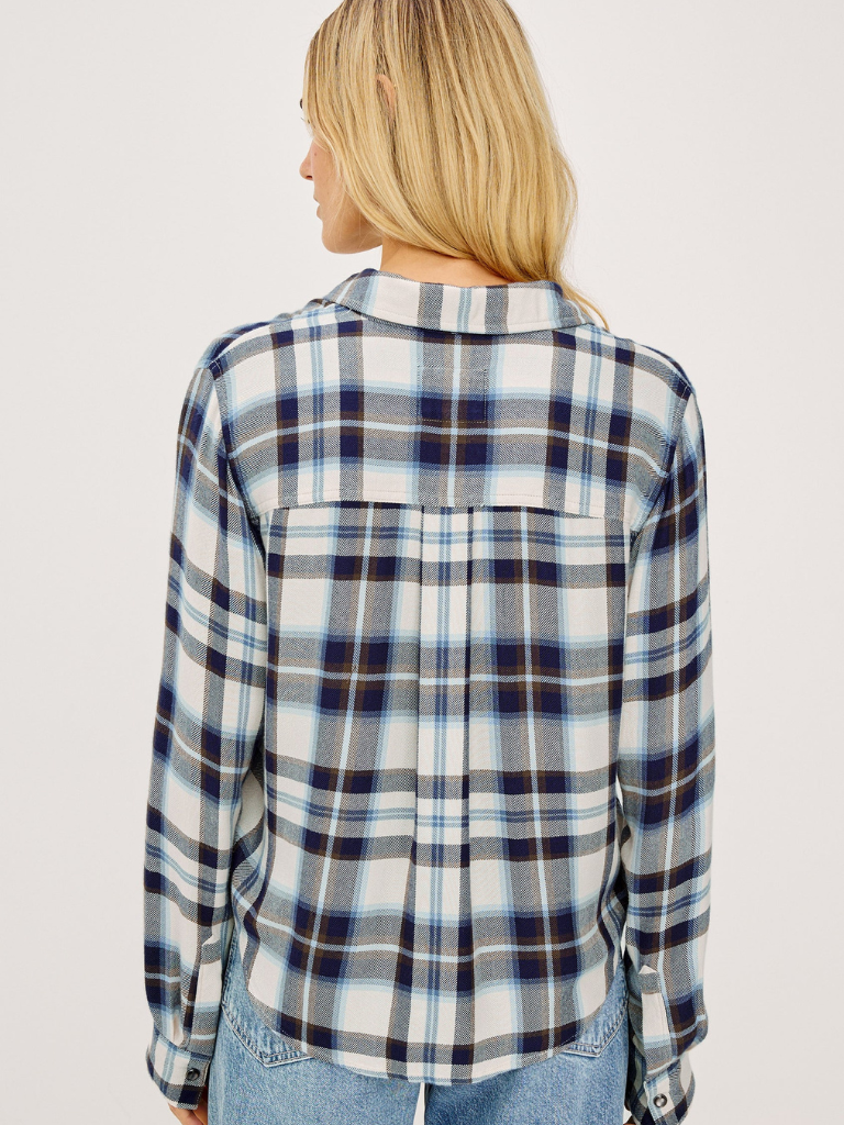Malin Shirt in Ecru Midnight
